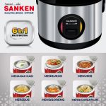 Sanken SJ-2500BK Rice Cooker Stainless Steel Pot - Image 3